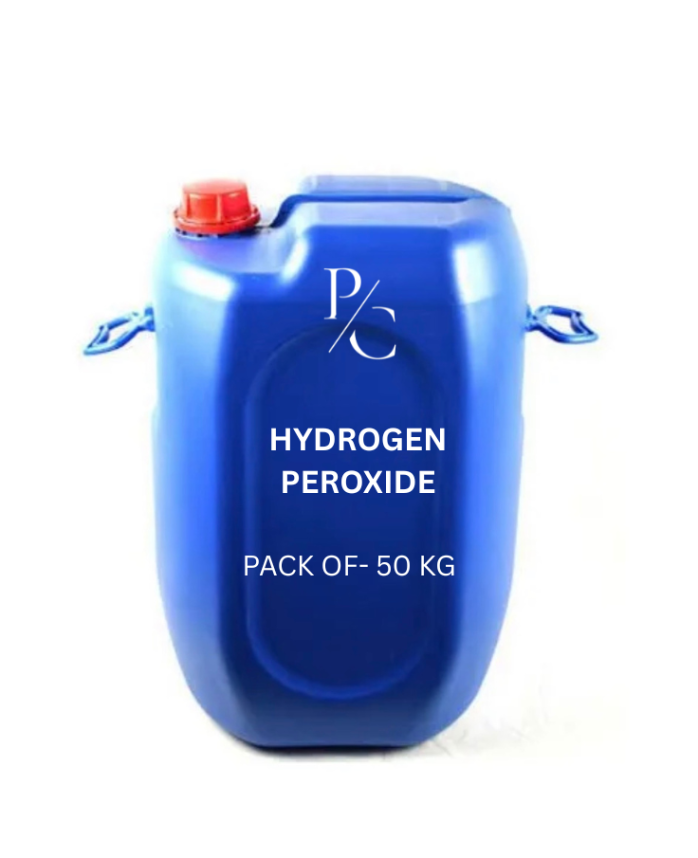 HYDROGEN PEROXIDE,50KG JAR,Minimum order 200KG