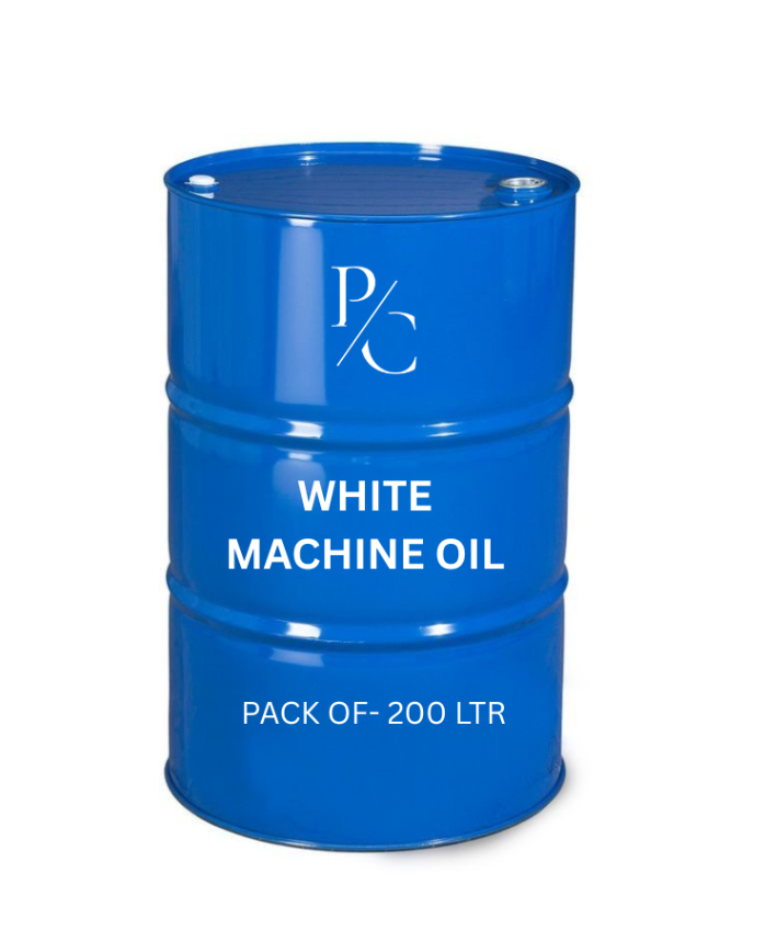 WHITE MACHINE OIL,200 LTR DRUM ONLY.