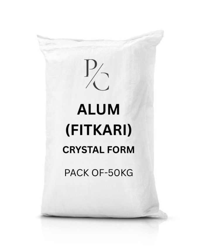 ALUM (FITKARI),50KG BEG (CRYSTAL),Minimum order 10 BEG